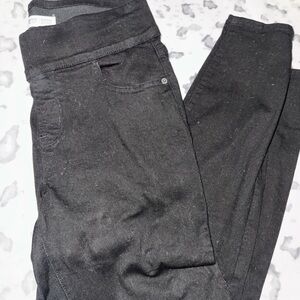 Old Navy Black Rockstar High-Rise Pull on Jeggings